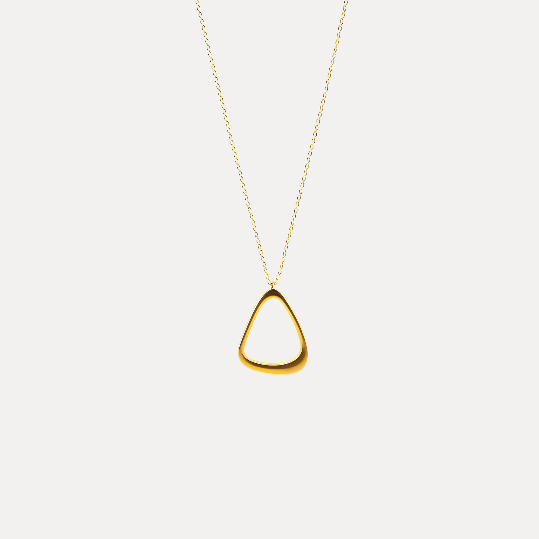 Colier Origin, argint 925 sterling cu finisaj de aur alb 18k, design arhetipal – Colectia Elleva