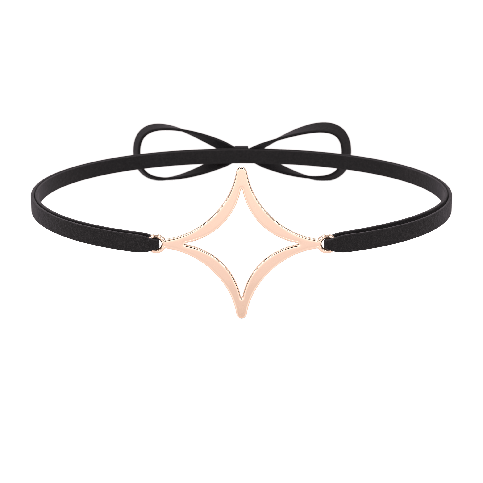 Choker Sparked, argint 925 sterling cu finisaj de aur 18k, simbol Nestelli reinterpretat – Colectia Elleva